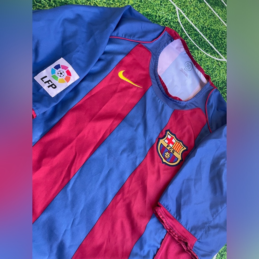 RONALDINHO F.C BARCELONA 2004/05 NIKE AUTHENTIC JERSEY